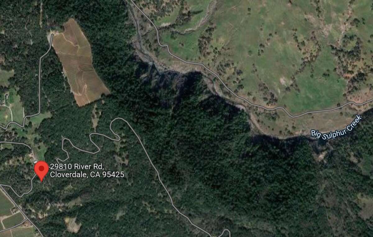 The Russian River property in question, where 40 acres of oak woodland was allegedly removed.