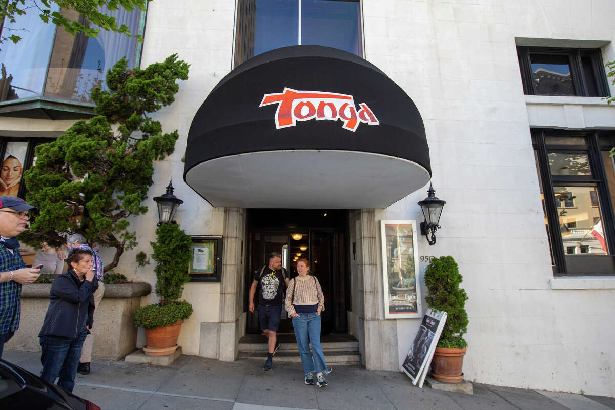 The entrance to the Tonga Room in the Fairmont Hotel, in San Francisco, Calif. on May 20, 2022.