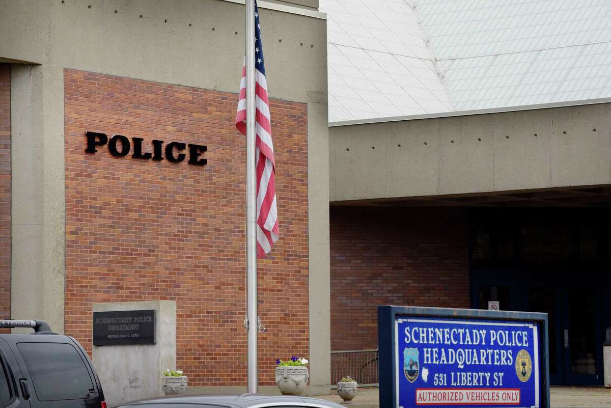 Schenectady Police Department headquarters.  (Paul Buckowski / Times Union)
