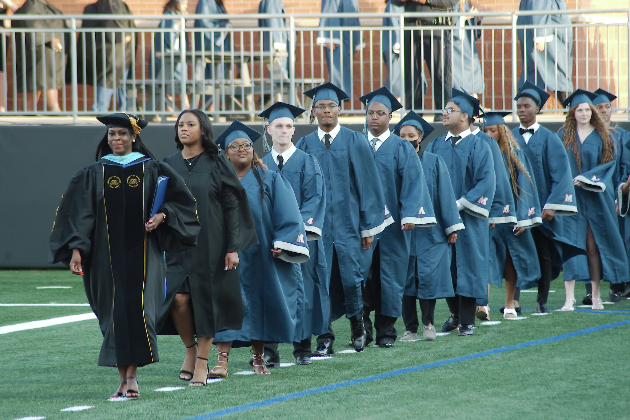 See scenes from Manvel High School's graduation ceremony