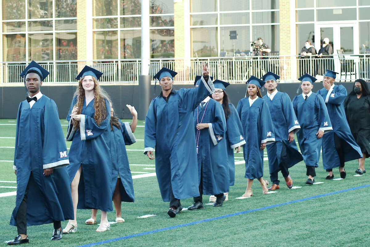 See scenes from Manvel High School's graduation ceremony