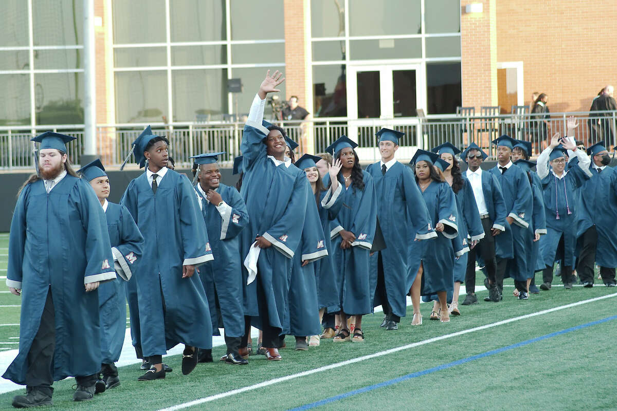 See scenes from Manvel High School's graduation ceremony