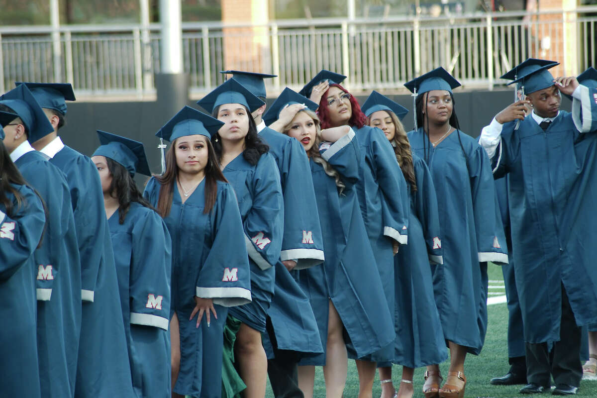 See scenes from Manvel High School's graduation ceremony