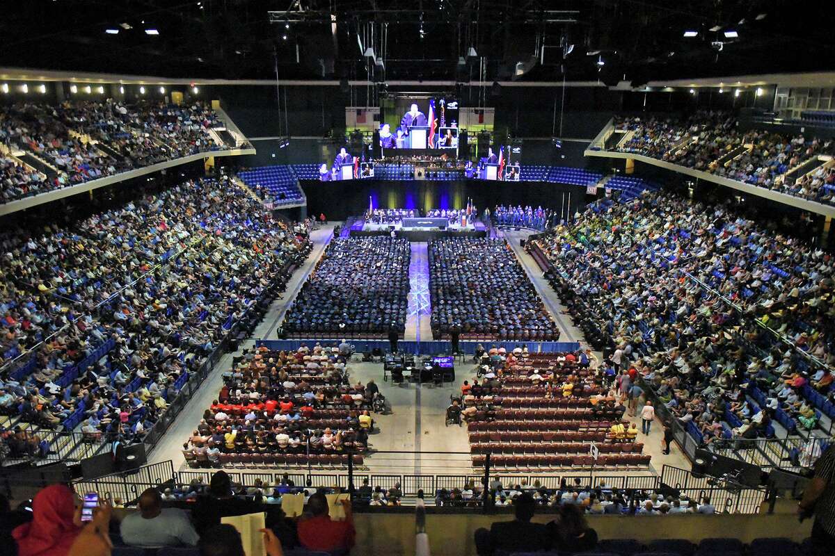 Cypress Ranch High School students graduated May 25, 2022, at the Berry Center.