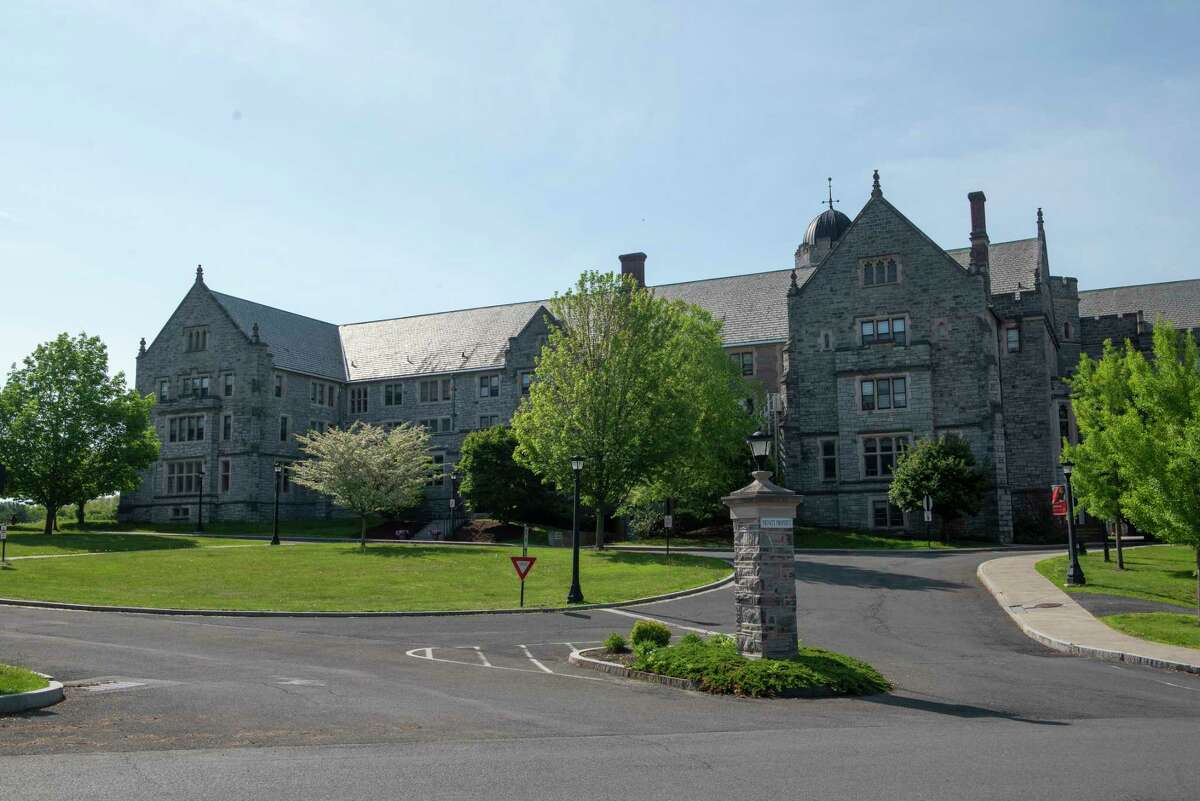 A view of the Emma Willard School campus on Wednesday, May 25, 2022, in Troy, N.Y. (Paul Buckowski/Times Union)