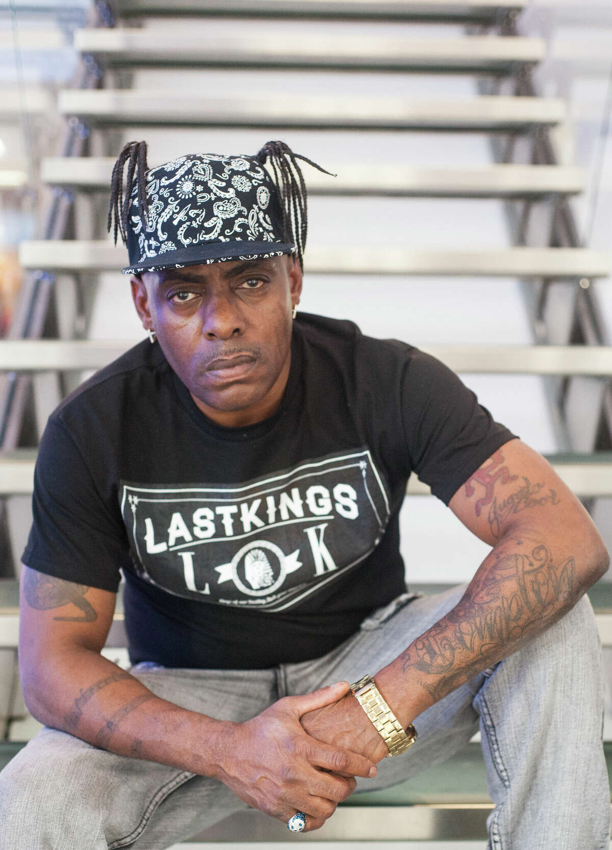NEW YORK, NY - SEPTEMBER 10: Rapper Coolio poses for a portrait at the SiriusXM Studios on September 10, 2015 in New York City. (Photo by Kris Connor/Getty Images)