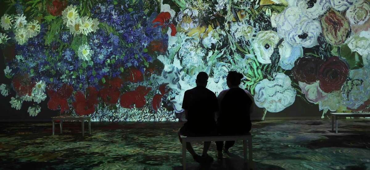 “Immersive Van Gogh,” a touring show making its San Antonio debut, is an installation featuring animated renderings of 50 of Vincent van Gogh’s paintings played on a continuous loop.