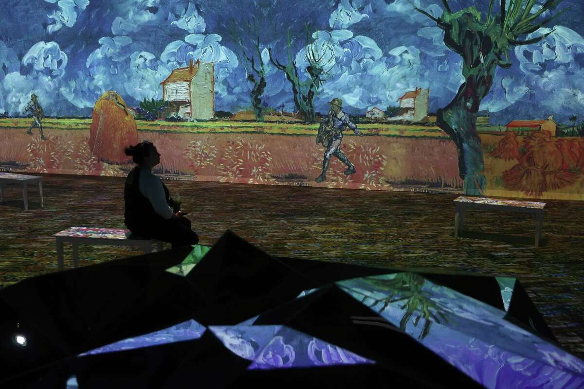 “Immersive Van Gogh,” a touring show, is on exhibit at Lighthouse ArtSpace San Antonio, a warehouse less than a mile from the San Antonio Museum of Art.