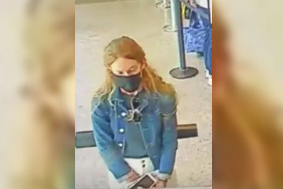 Woman thought to be Kaitlin Armstrong at Austin Airport, May 14, 2022.
