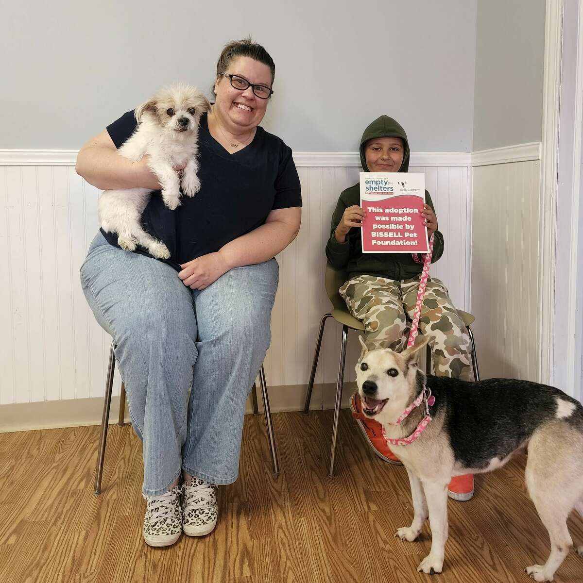 Lilly, a 13-year-old Jack Russel mix, was adopted from the Sanilac County Humane Society in Carsonville, Michigan, during the May 2022 Empty the Shelters event. 
