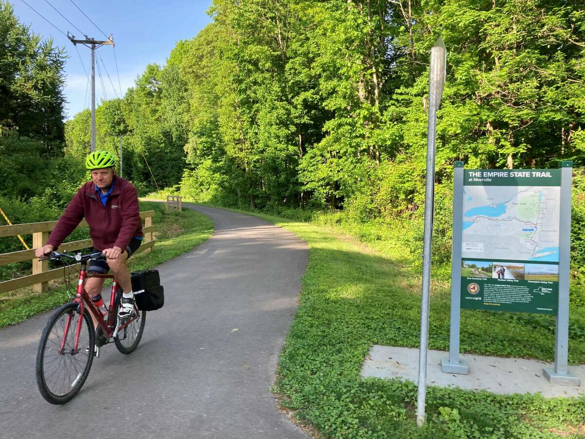 Andy Beers, former director of the Empire State Trail program, plans to take some time to cycle, hike, paddle and more after spending an intense five years creating the statewide trail system.