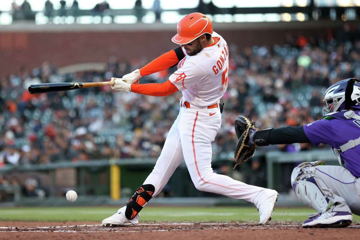 Giants demote slumping outfielder Luis González, reinstate