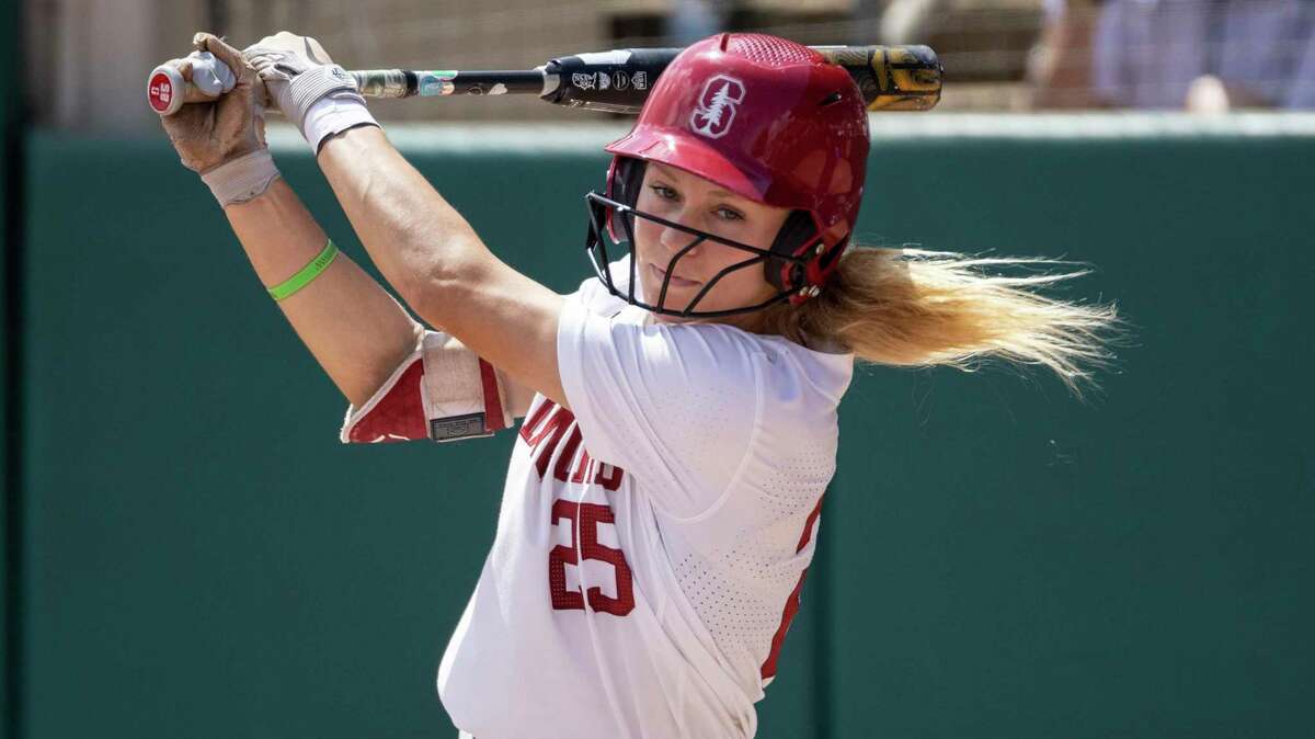 Taylor Gindlesperger, who leads Stanford’s starters with a .348 batting average, and her Cardinal teammates will face Oregon State at 7:30 p.m. Friday in the opening game of an NCAA softball super regional. The game will be carried by ESPNU.