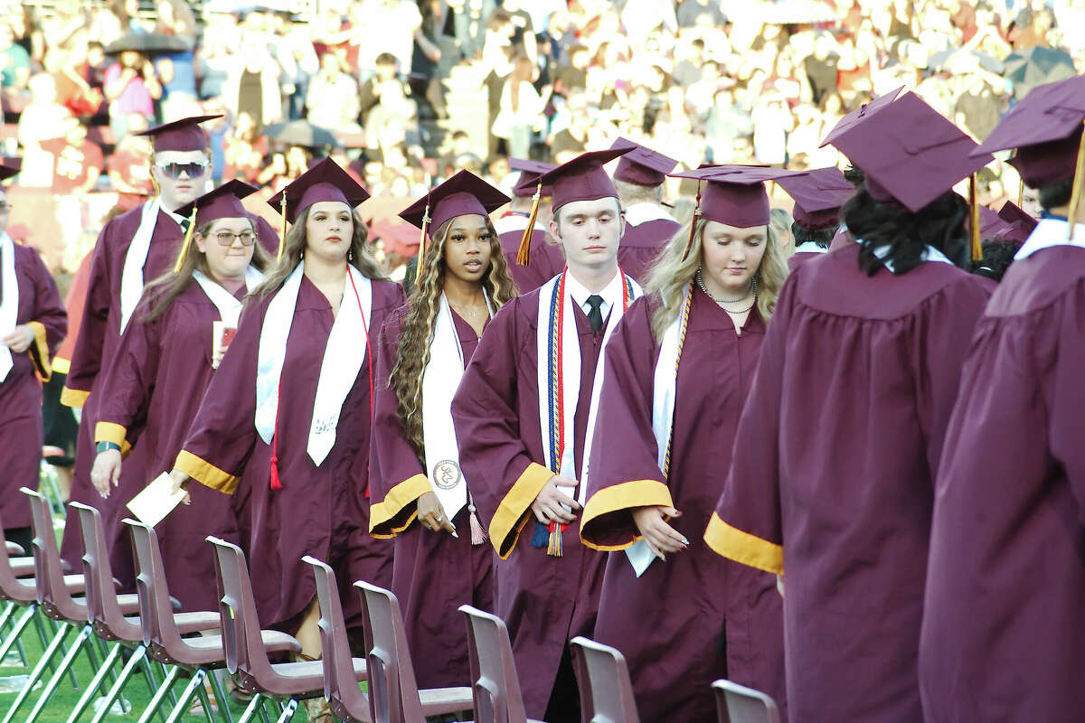 See scenes from Deer Park High School's graduation ceremony