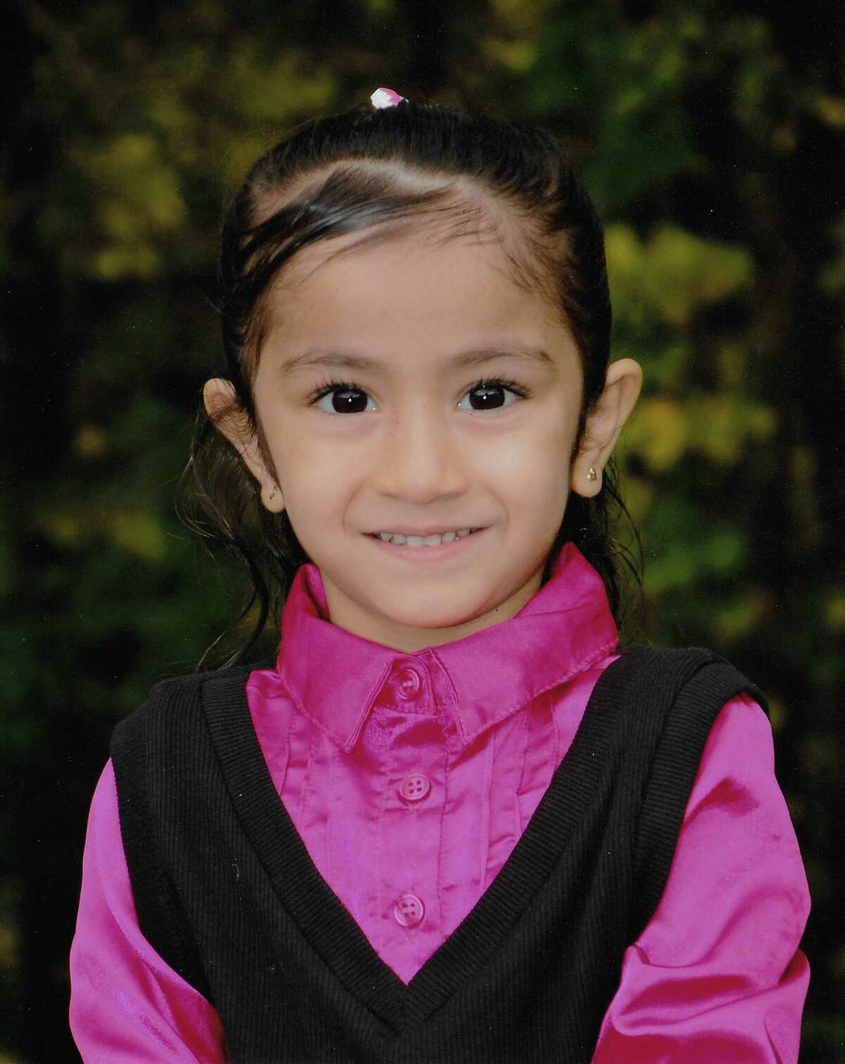 A photo of Mariam Azeez from when she was in kindergarten. She is now 15.