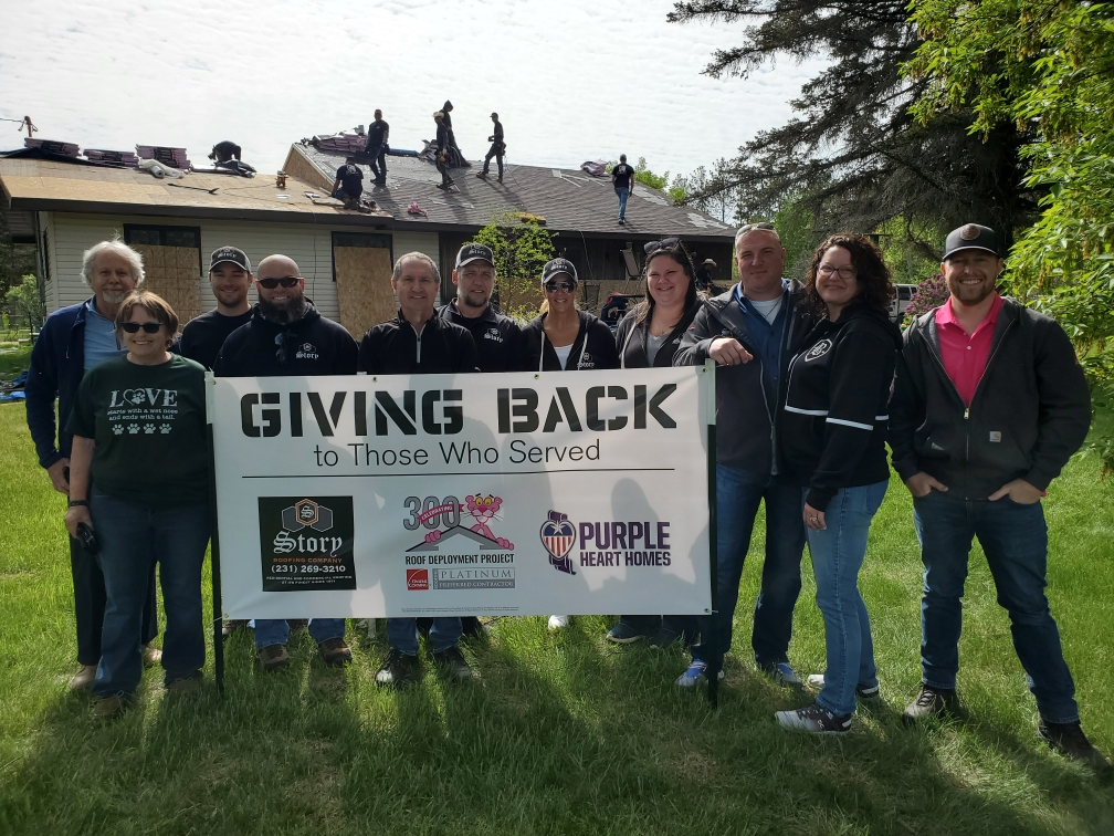 This is how a Thompsonville veteran received a new roof