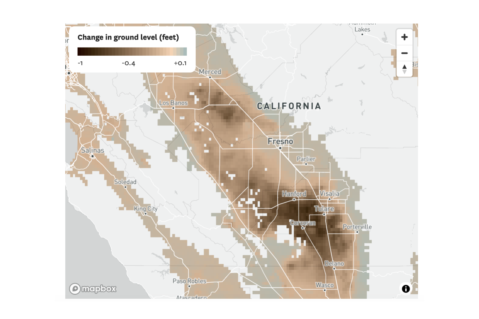 The Central Valley is sinking: drought forces farmers to ponder the abyss, California drought