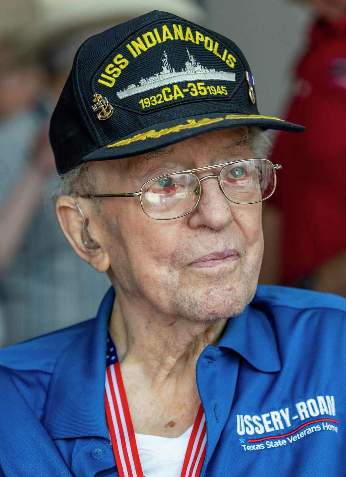 USS Indianapolis survivor Cleatus Lebow is one of the last two surviving crew members of the USS Indianapolis which was sunk July 30, 1945 after being struck by two Japanese torpedoes.