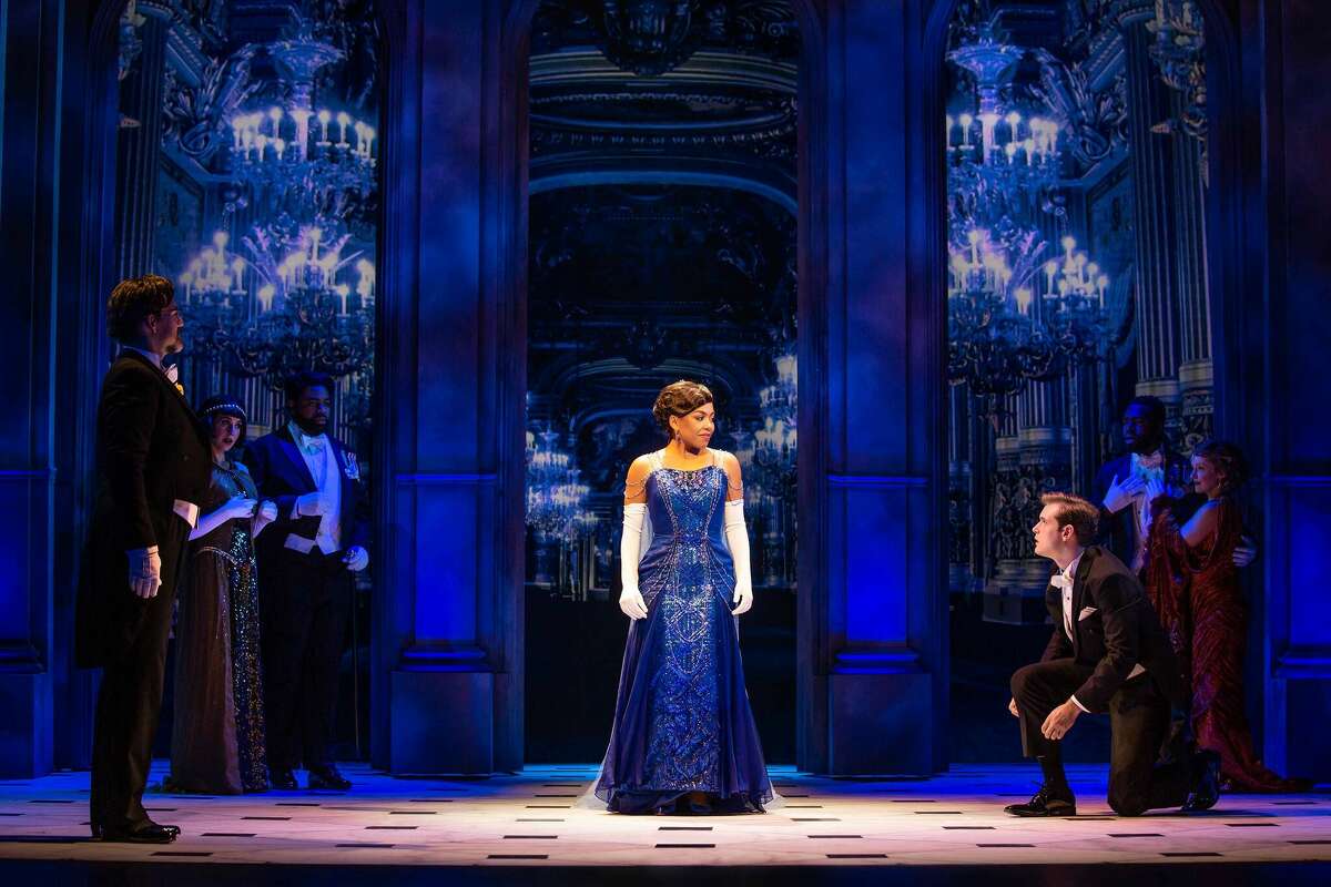 Lansing native Sam McLellan and Kyla Stone share a scene in the touring production of "Anastasia." The musical is set to perform June 3-5 at Midland Center for the Arts.