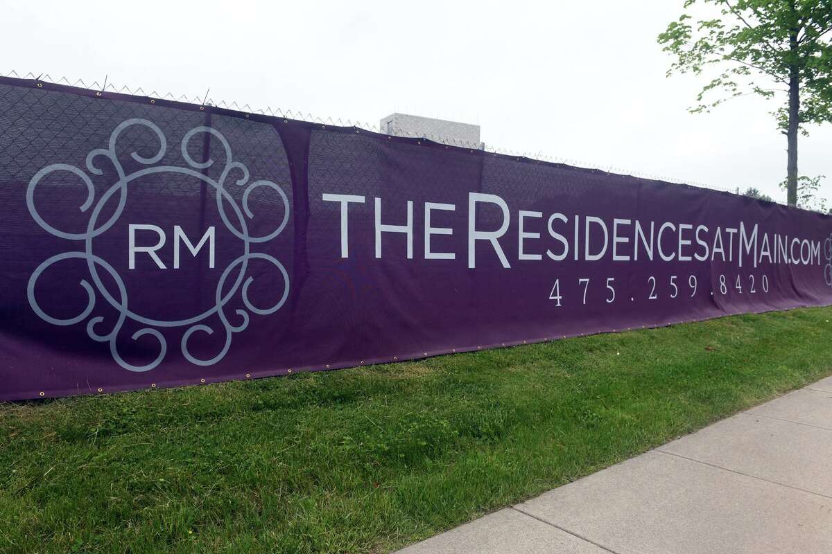 The Residences at Main, currently under construction in Trumbull, Conn. May 27, 2022.