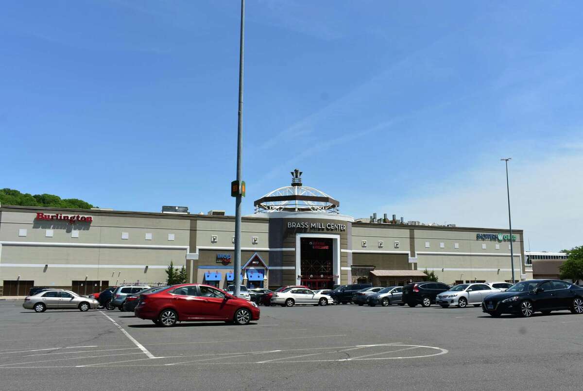 Brass Mill Center in Waterbury, Conn., for which owner Brookfield Properties found a buyer in 2022 despite having yet to land replacements for Macy's and Sears, and with three of every 10 storefronts vacant including a dual-level space once occupied by H&M.
