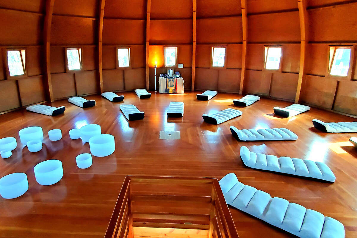 An interior view of the Integratron in Landers, CA.