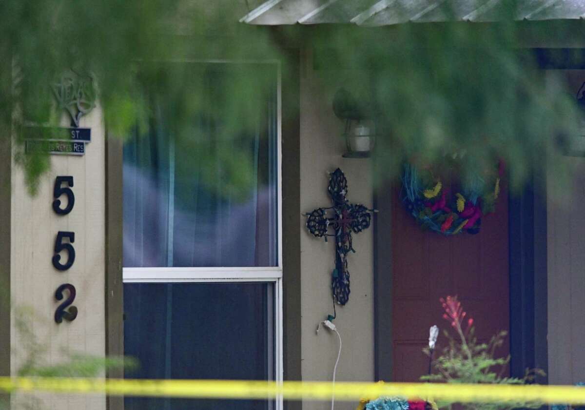 Uvalde school shooter Salvador Ramos shot his grandmother in the face in this house before heading out to Robb Elementary School where he shot and killed 19 students and two adults on Tuesday.
