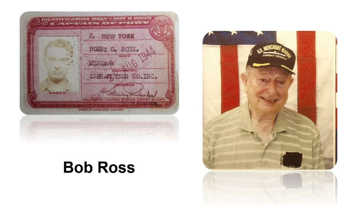 Bob Ross joined the USMM at 14, serving between 1942-44 in the Steward’s Department.