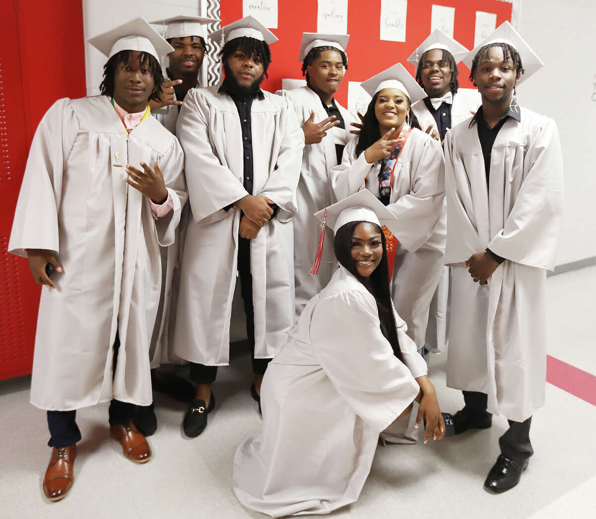 Alton High School returns to gymnasium for graduation