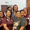 Matthew McConaughey visits with members of the Uvalde School District following the shooting at Robb Elementary School. 