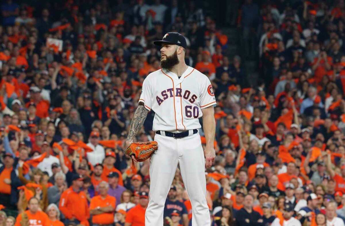 Dallas Keuchel, in his last game for the Astros in the 2018 ALCS, was designated for assignment by the White Sox on Saturday and faces an uncertain future at age 34.