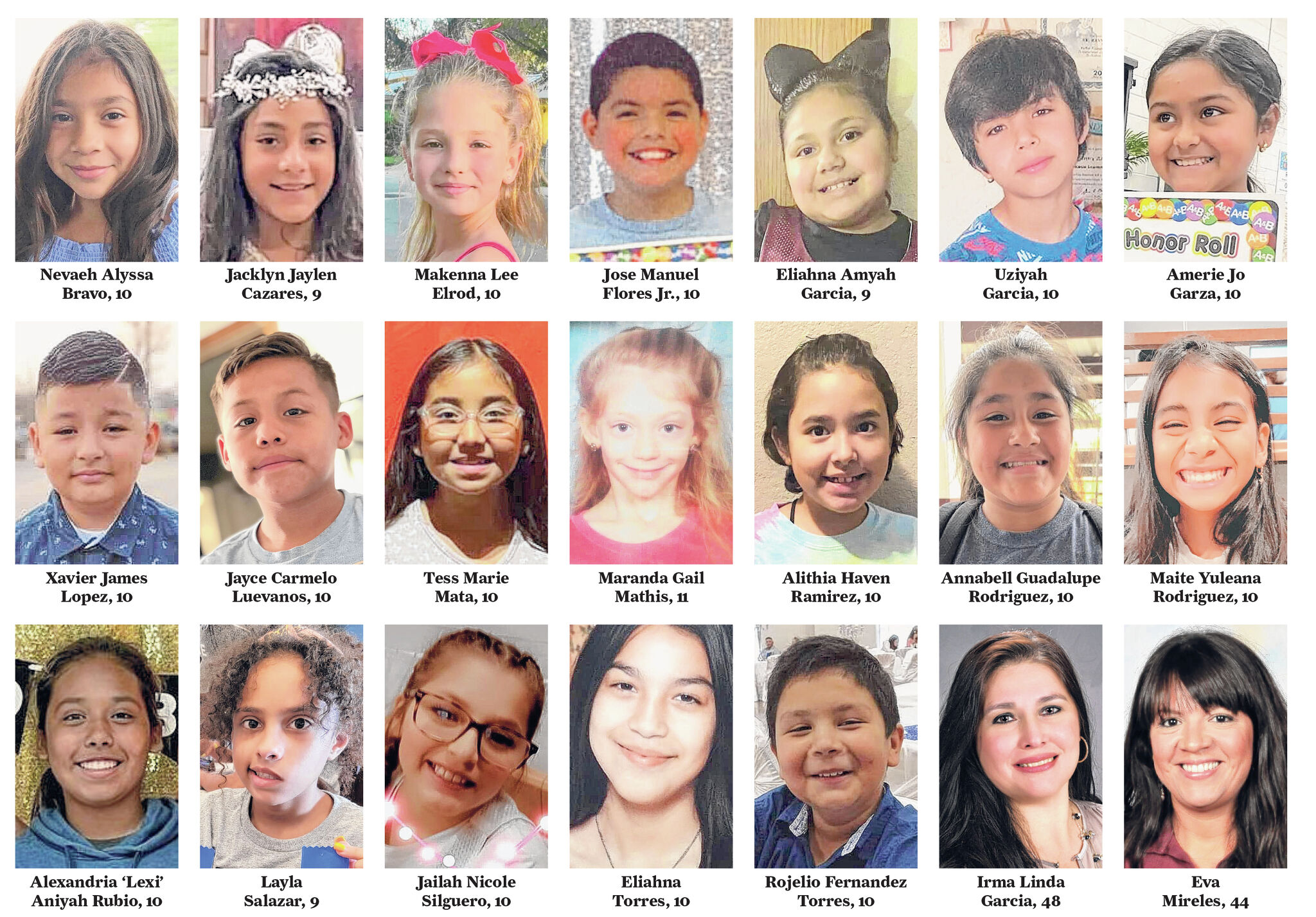 Robb Elementary School shooting: Remembering Uvalde victims