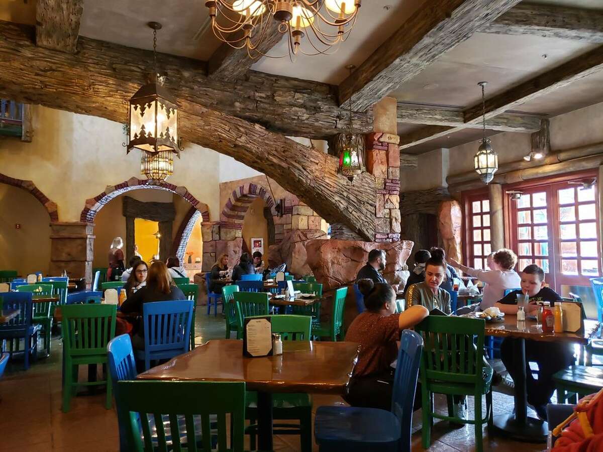 The interior of Confisco Grille in Universal's Islands of Adventure.