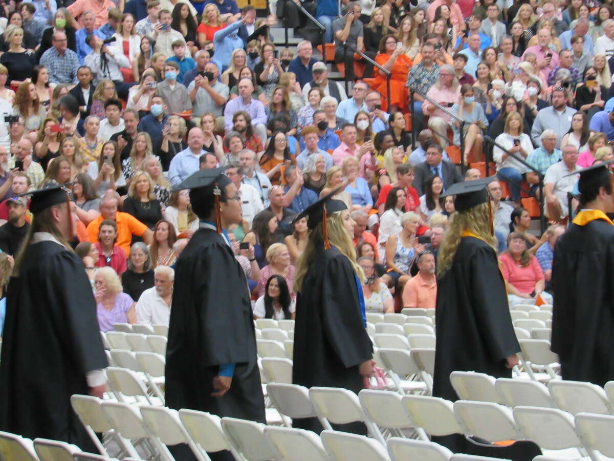 Edwardsville High School held their graduation ceremony for their Class of 2022 on Saturday. 