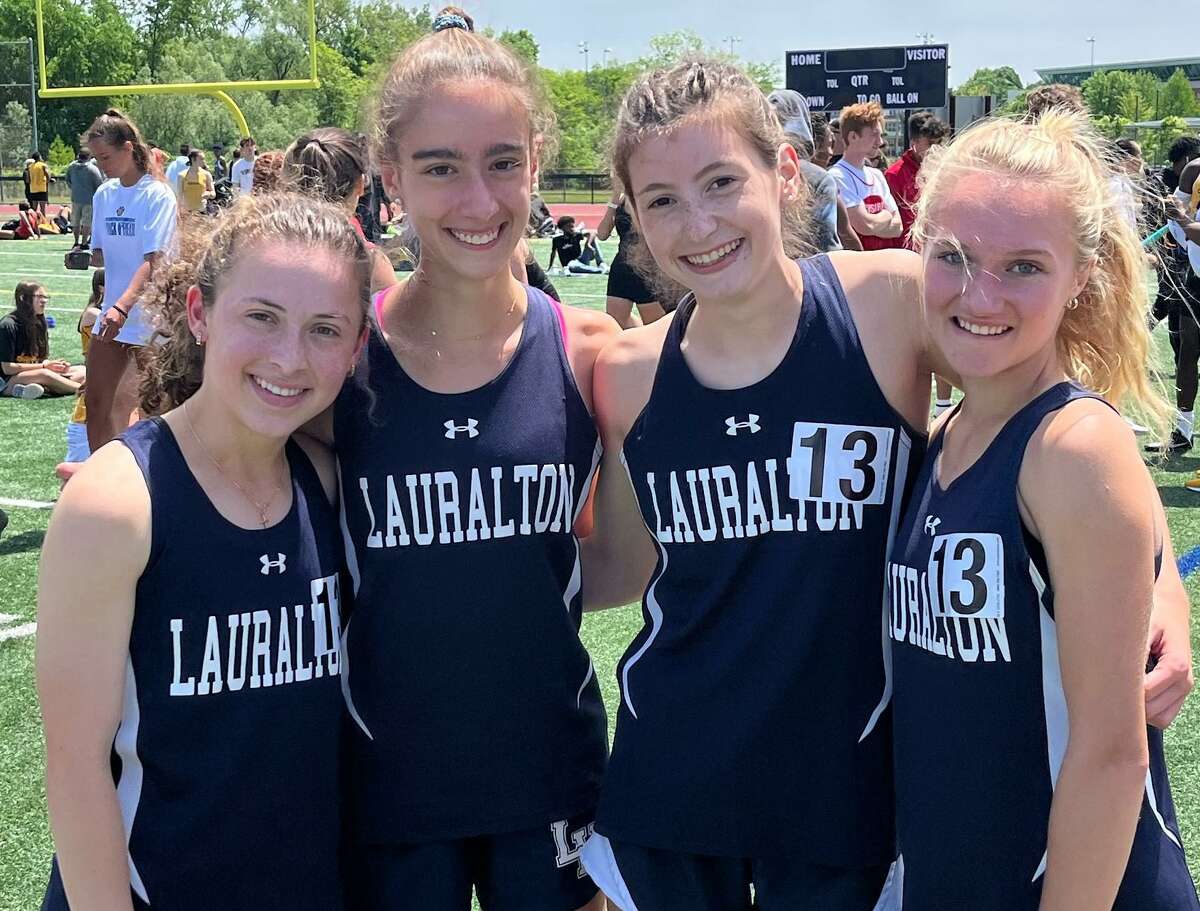 Lauren Vitti, Kelly Jones, Amanda Umbricht and Carys Cook broke the school record in the 4x800 at the SCC Championships.