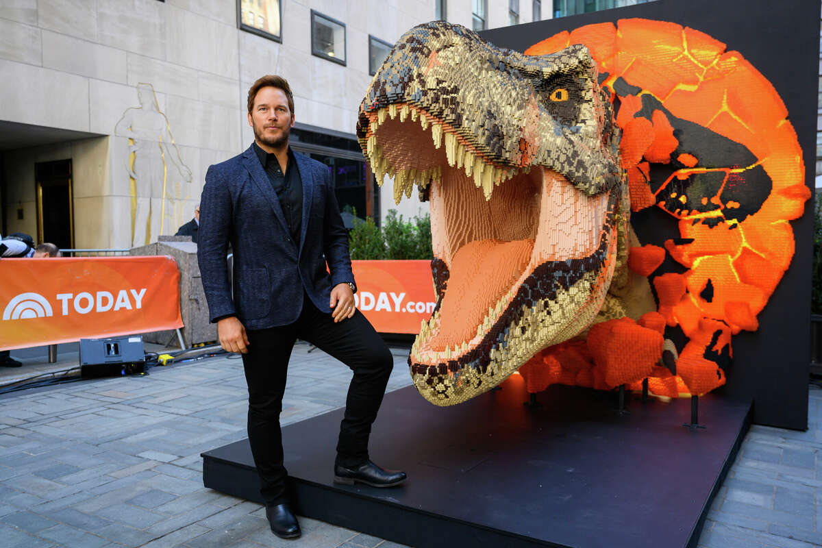 Pictured: Chris Pratt on the Today Show on Thursday May 5, 2022 -- (Photo by: Nathan Congleton/NBC/NBCU Photo Bank via Getty Images)