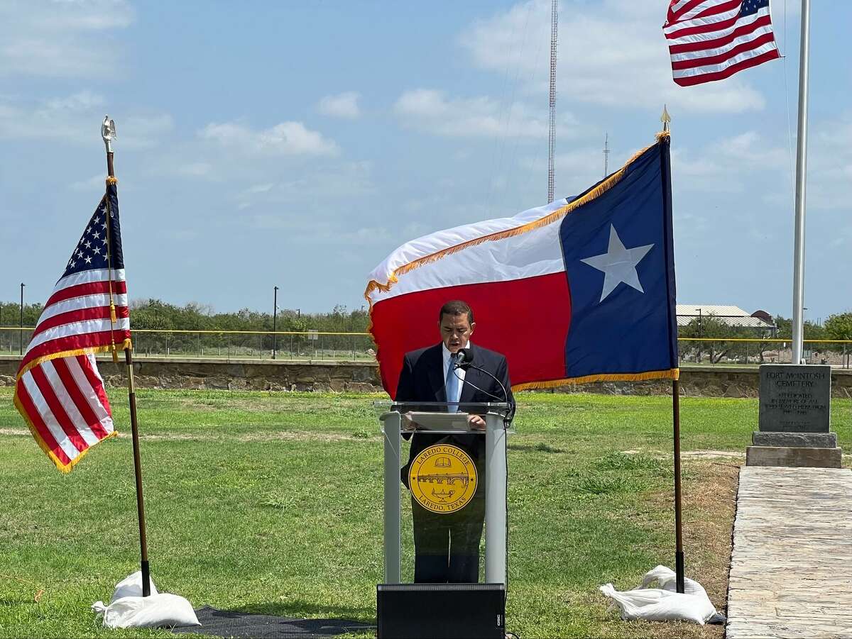 Laredo College holds Memorial Day Ceremony with special guest speaker Rep. Henry Cuellar. May 30, 2022.