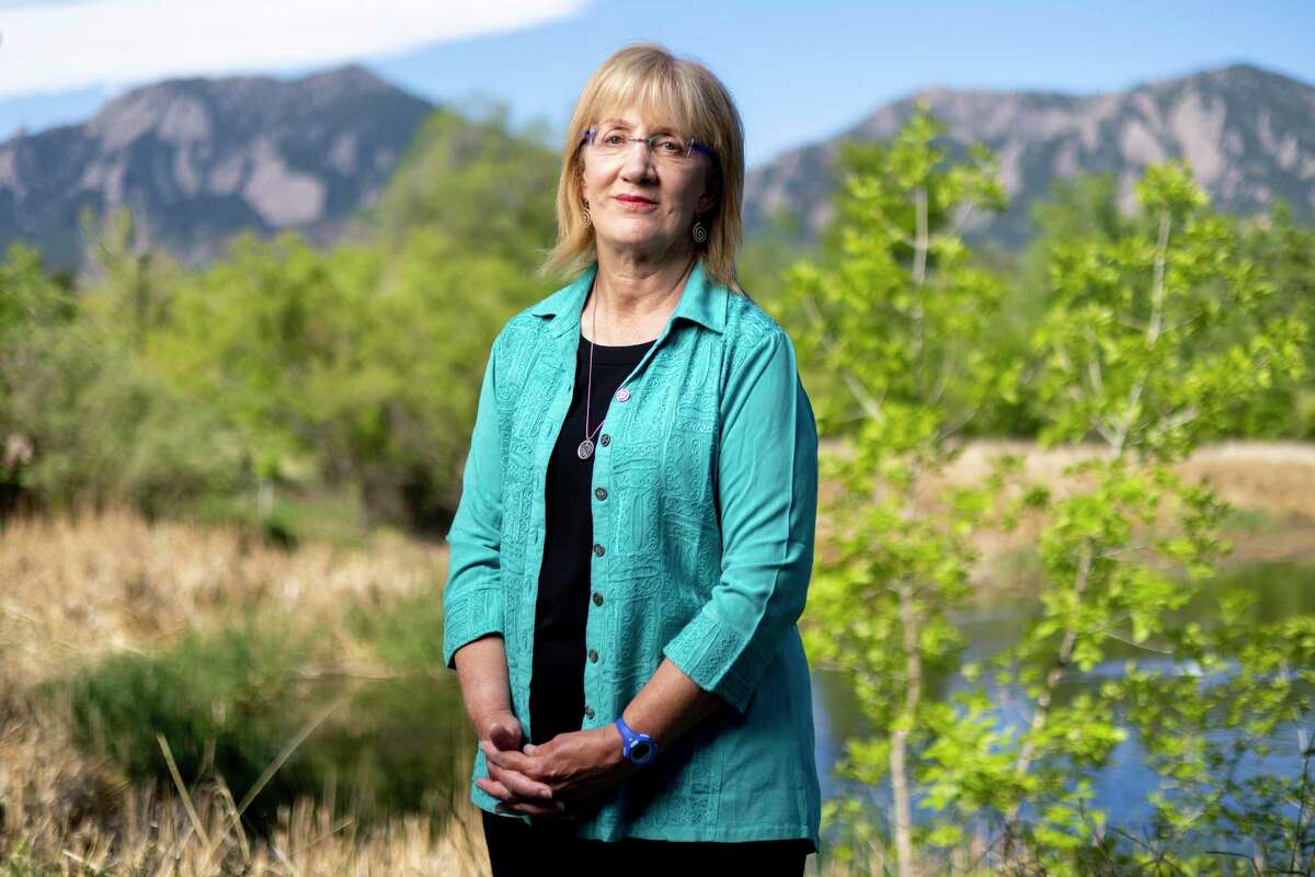 Christa Brown, Christa Brown, who has for decades pleaded that Southern Baptist leaders do more to prevent abuse, sits for a portrait outside her home in Boulder, Colorado on Thursday, May 26, 2022., stands for a portrait in Boulder, Colorado on Thursday, May 26, 2022.