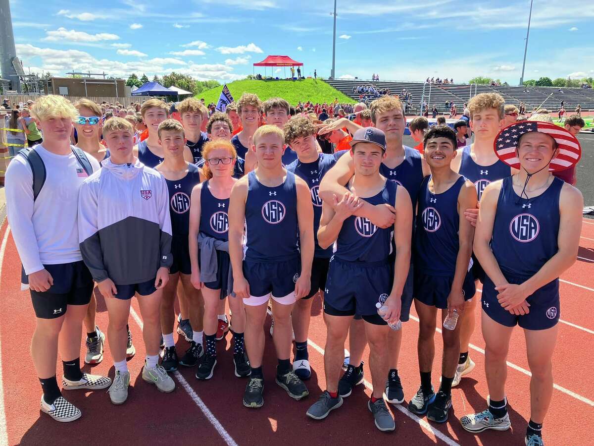 USA's boys track team finished 5th at the MITCA state meet in Mt. Pleasant Saturday, May 28.