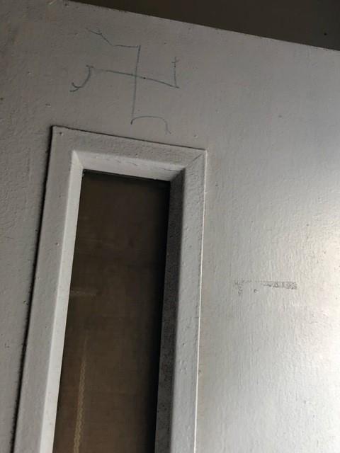 San Francisco church shocked by swastika scrawled on its front door