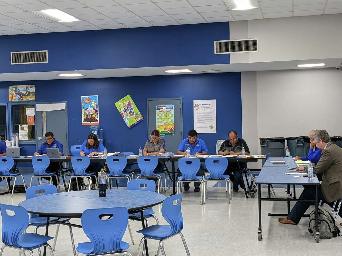 Members of the Webb CISD meet on Tuesday, May 31, 2022 to discuss several matters impacting the school community. The chief issue discussed during the meeting was the acceptance of the letter of resignation by the Webb CISD Superintendent Beto D. Gonzalez and the announcement of the search of a new leader educator for the school district. 