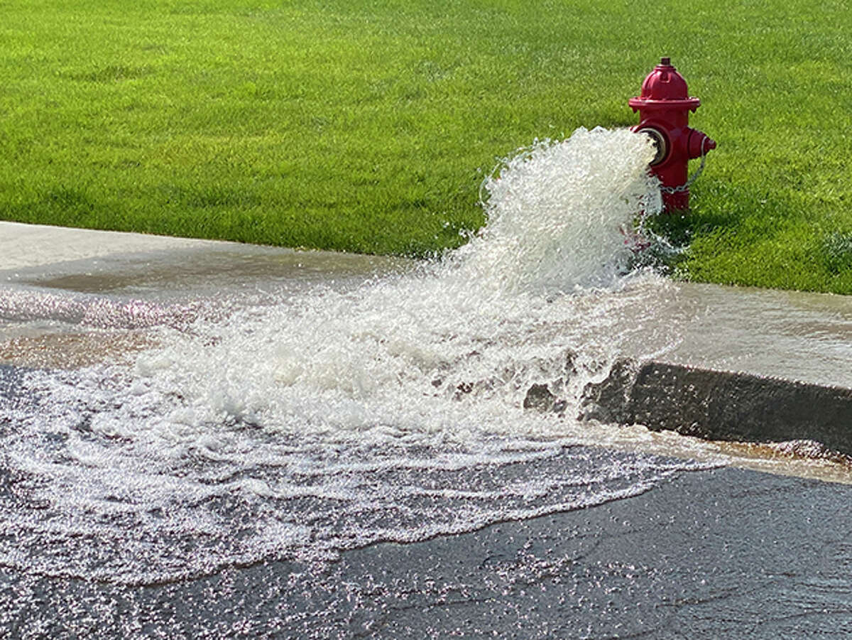 Flushing is done to ensure hydrants are in good working order.
