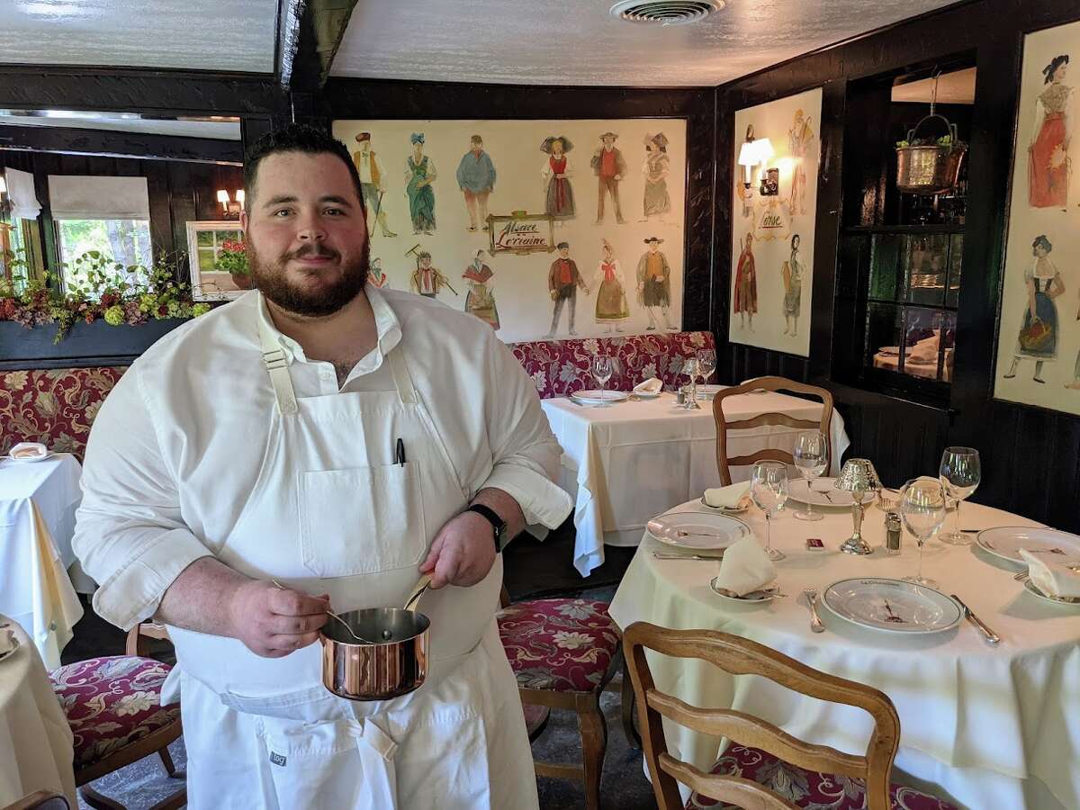 Chef Thomas Burke is overseeing the menu at La Crémaillère, which reopened earlier this year in Bedford.