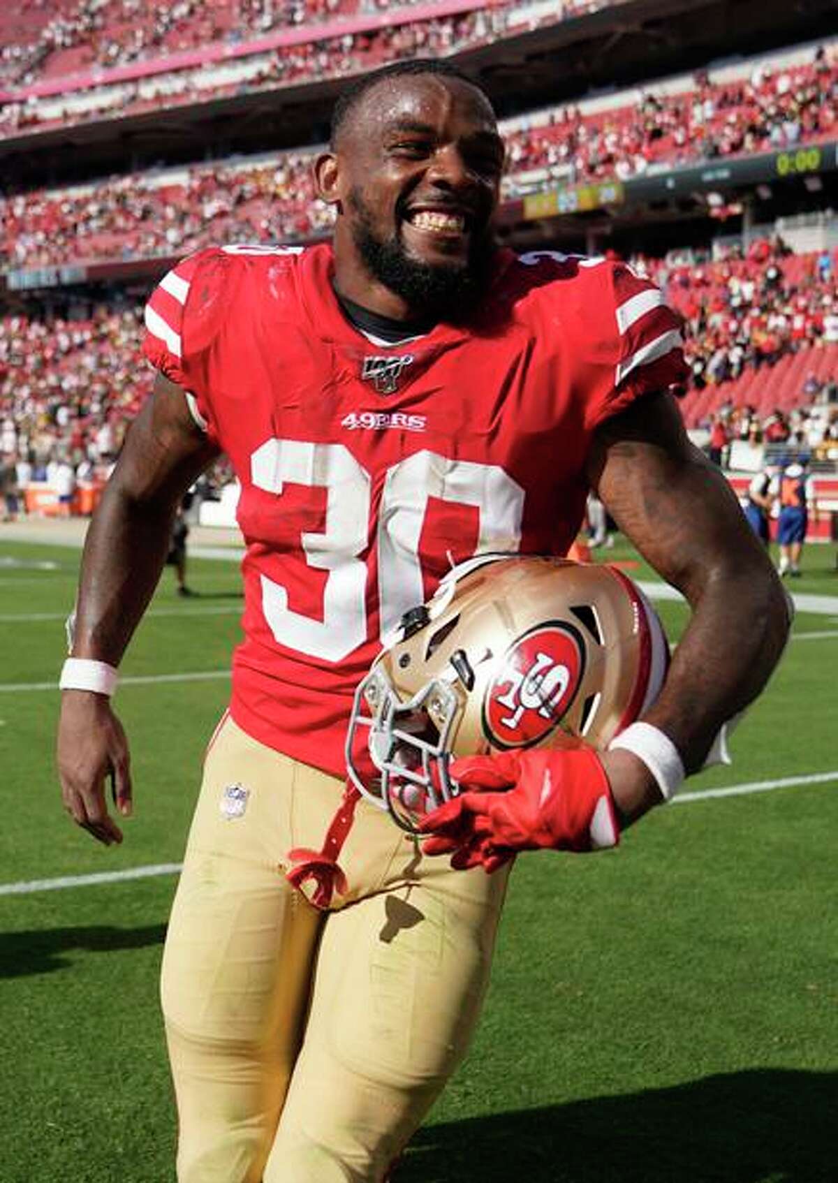 Niners running back Jeff Wilson wasn’t aware of his role in the fantasy dispute.