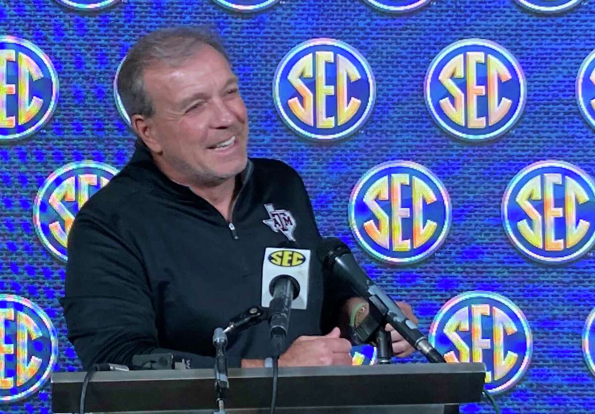 With Texas set to join the Southeastern Conference no later than 2025, Texas A&M football coach Jimbo Fisher says he is “without a doubt” looking forward to playing the Longhorns.