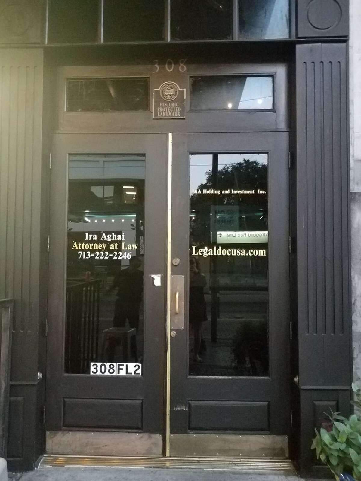 Find one of downtown's buzziest bars, Captain Foxheart's Bad News Bar & Spirit Lodge, behind these doors.