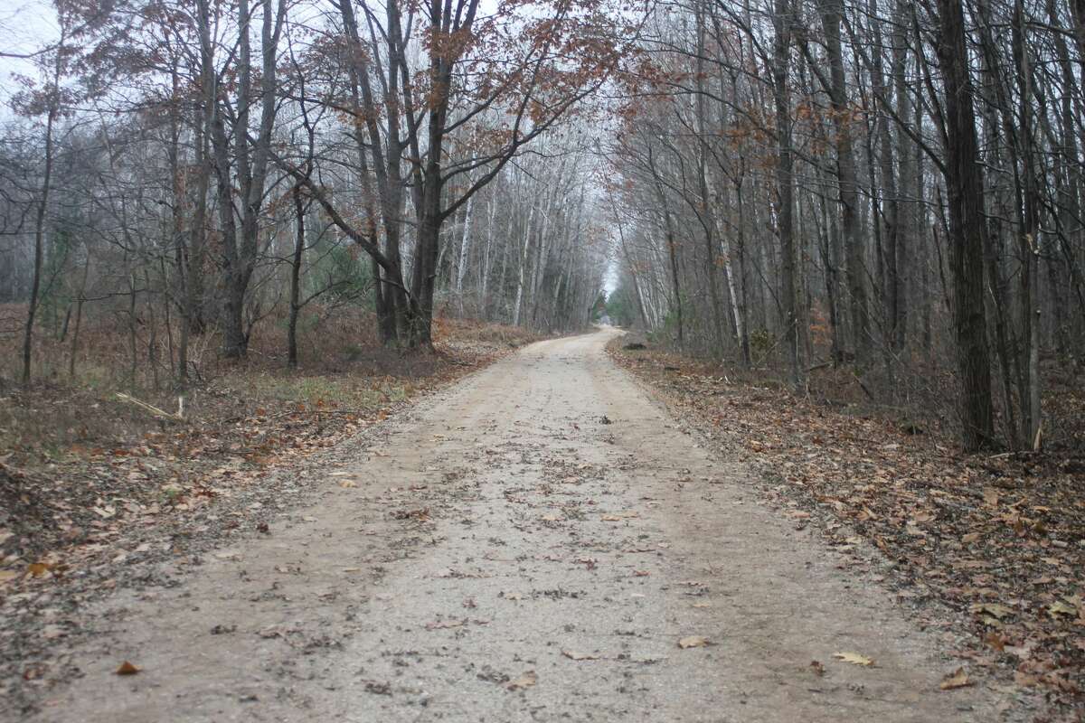 Pictured is a 5.5-mile trail segment which goes from 9 Mile Road to Chief Road in Kaleva. The Friends of SMARTrails group is slated to hold a hiking and biking event in on Saturday.