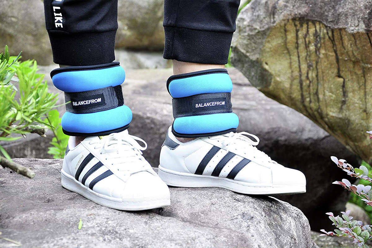 Get in shape while you run errands with these ankle weights from Amazon.