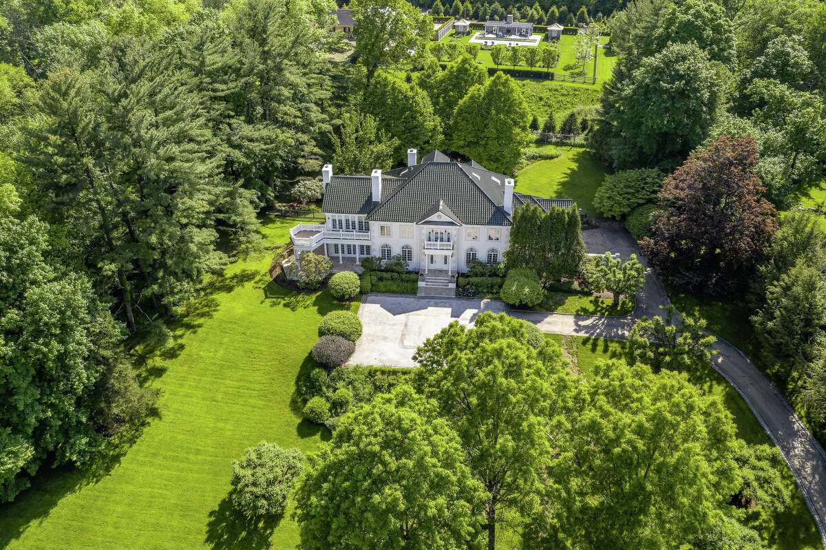 Greenwich home with two mahogany libraries listed for 5.25M