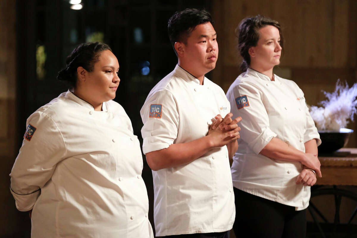 Evelyn Garcia, Buddha Lo and Sarah Welch from the final episode of "Top Chef Houston."